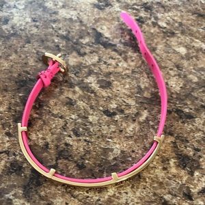 Stella & Dot Hot Pink Elephant Bracelet
